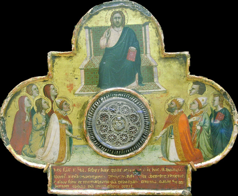 The Christ trônant with the saints - Bernardo Daddi
