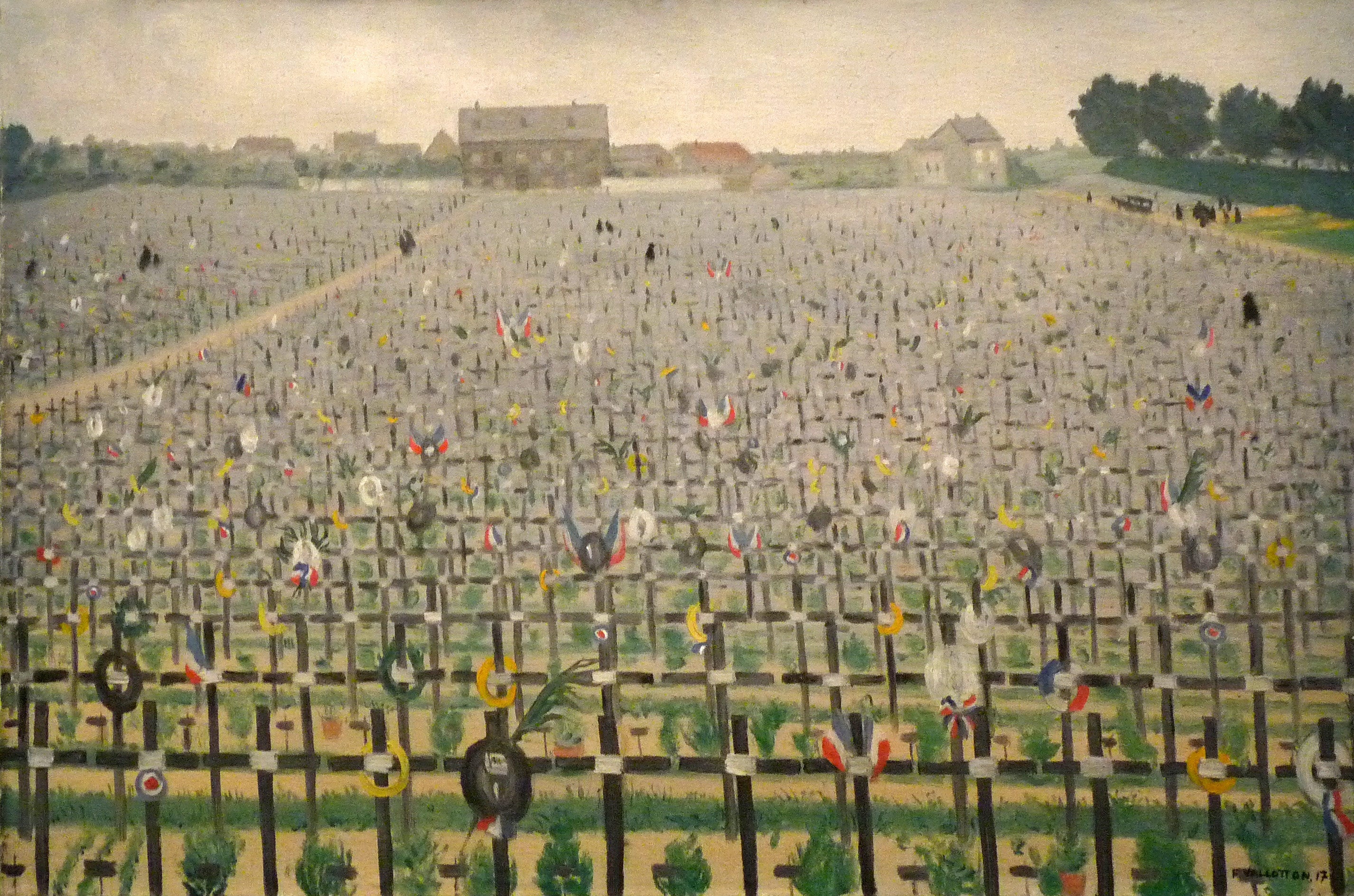 The Châlons Military Cemetery - Félix Vallotton