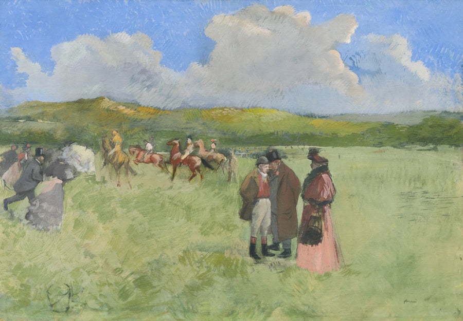The racing circuit - Jean-Louis Forain