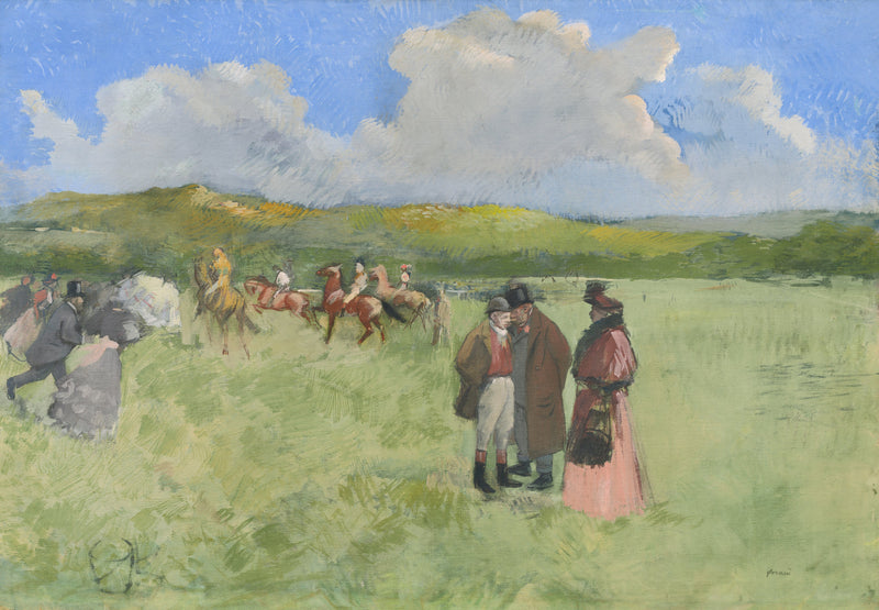 The racing circuit - Jean-Louis Forain