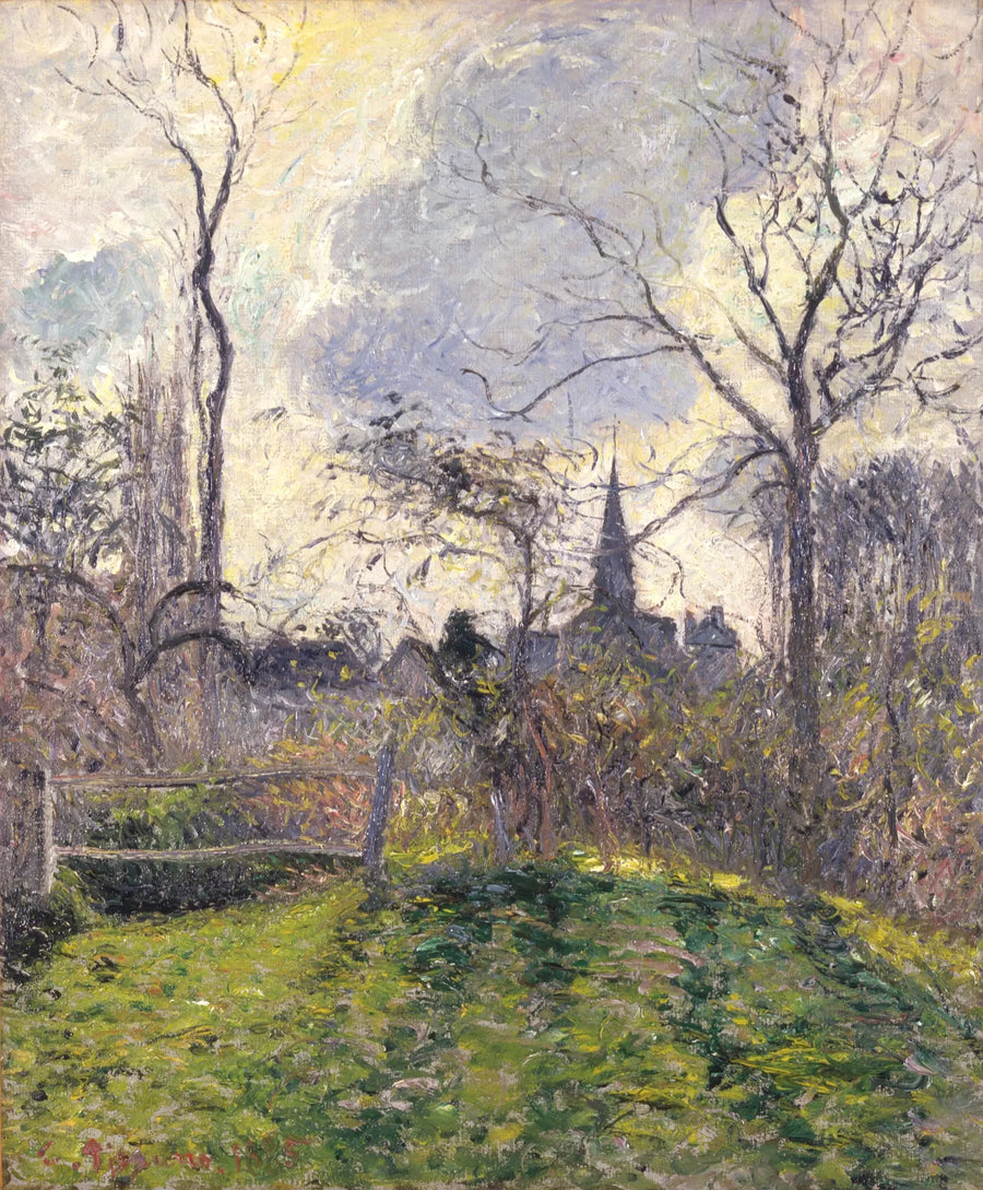 The Bell Tower of Bazincourt - Camille Pissarro
