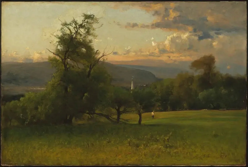 The church steeple - George Inness
