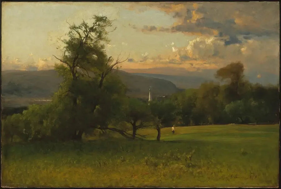 The church steeple - George Inness