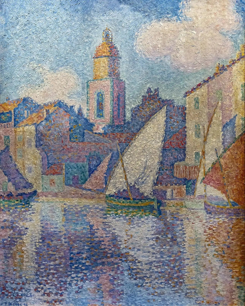 The Bell Tower of Saint-Tropez - Paul Signac