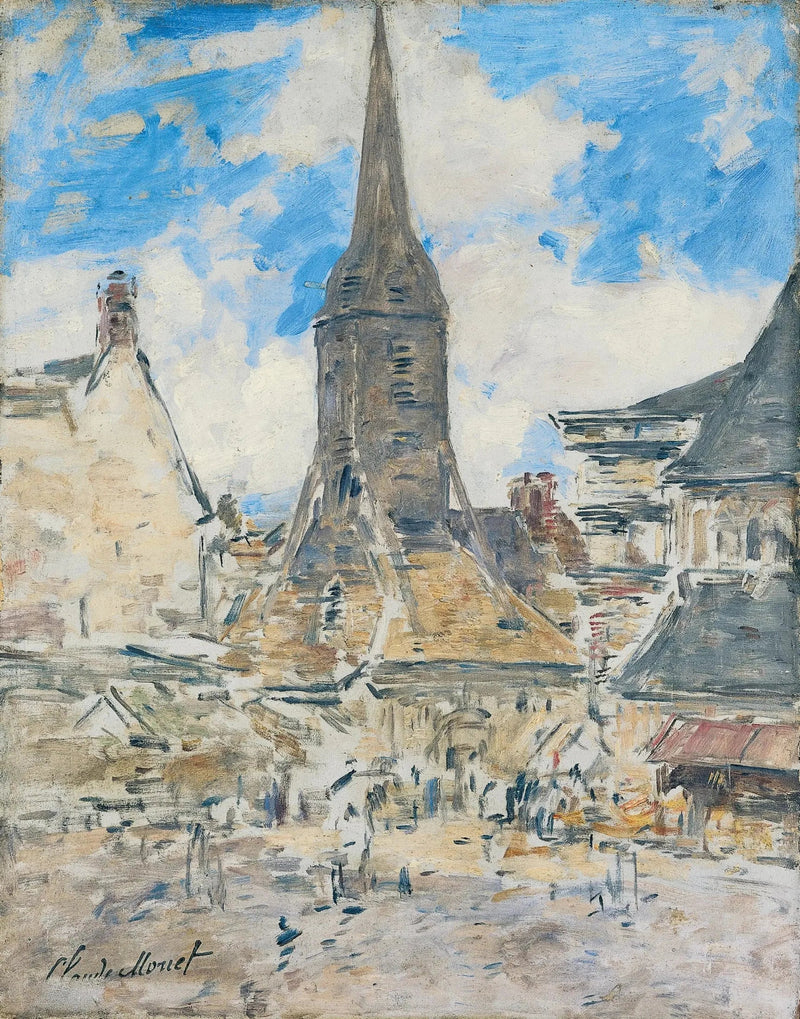 The Sainte-Catherine Bell Tower, Honfleur - Eugène Boudin