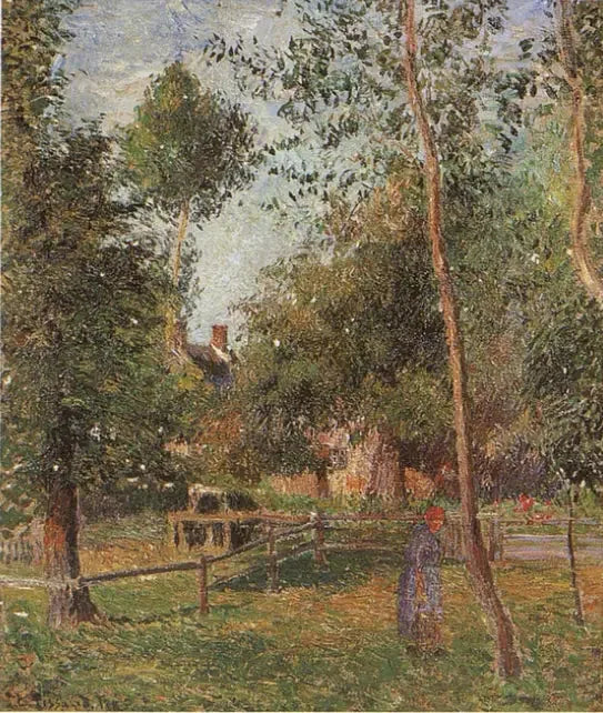 Le Clos Crespin in Éragny - Camille Pissarro