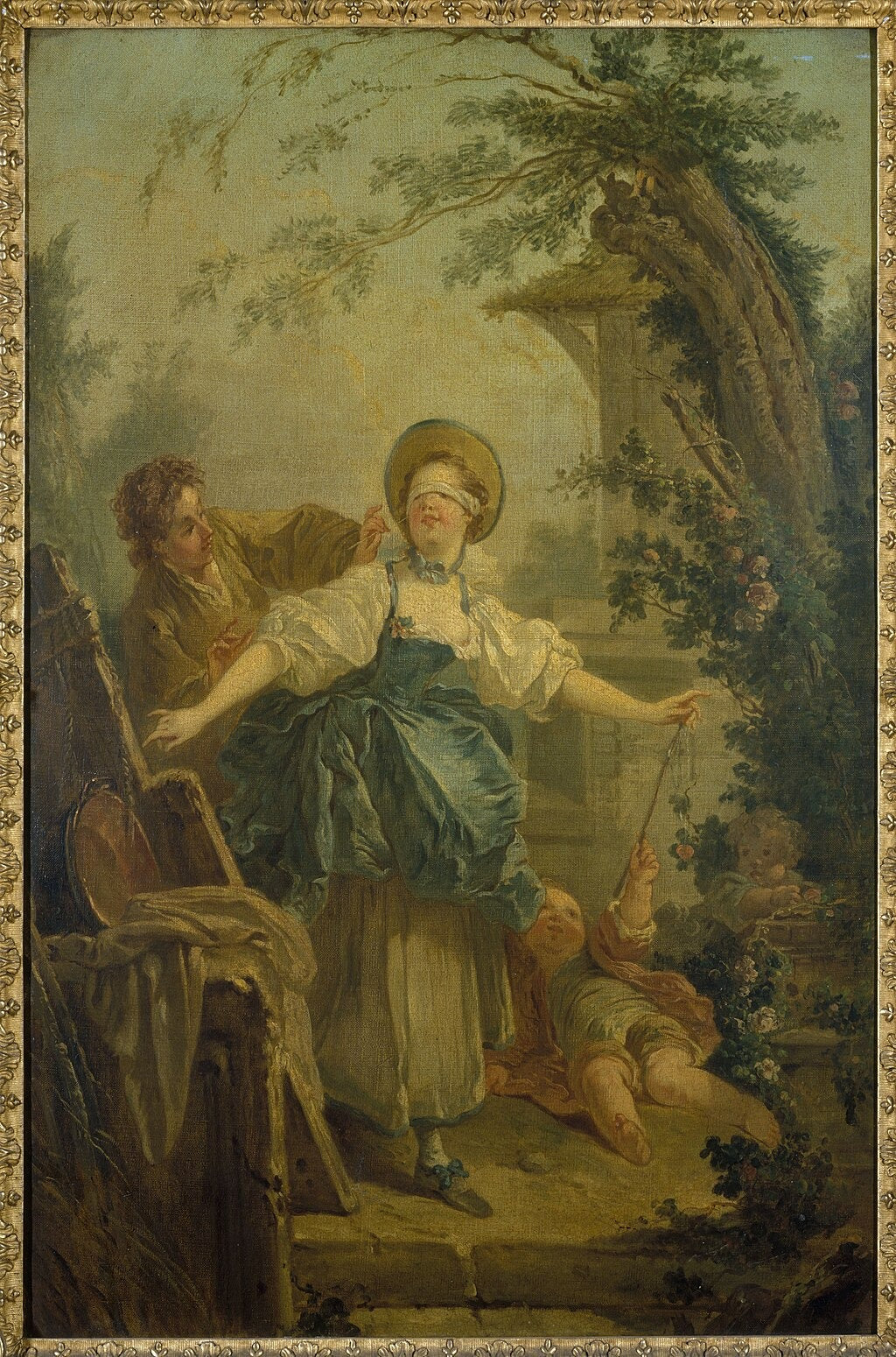 The Blind Man's Buff - Jean-Honoré Fragonard