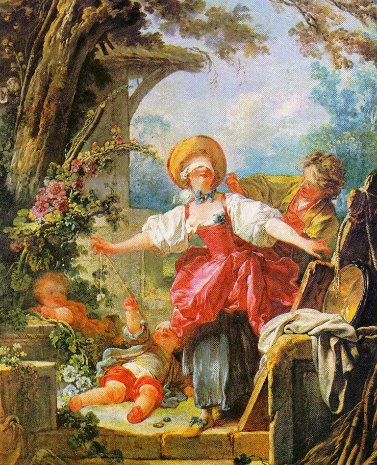 The Blind Man's Buff - Jean-Honoré Fragonard