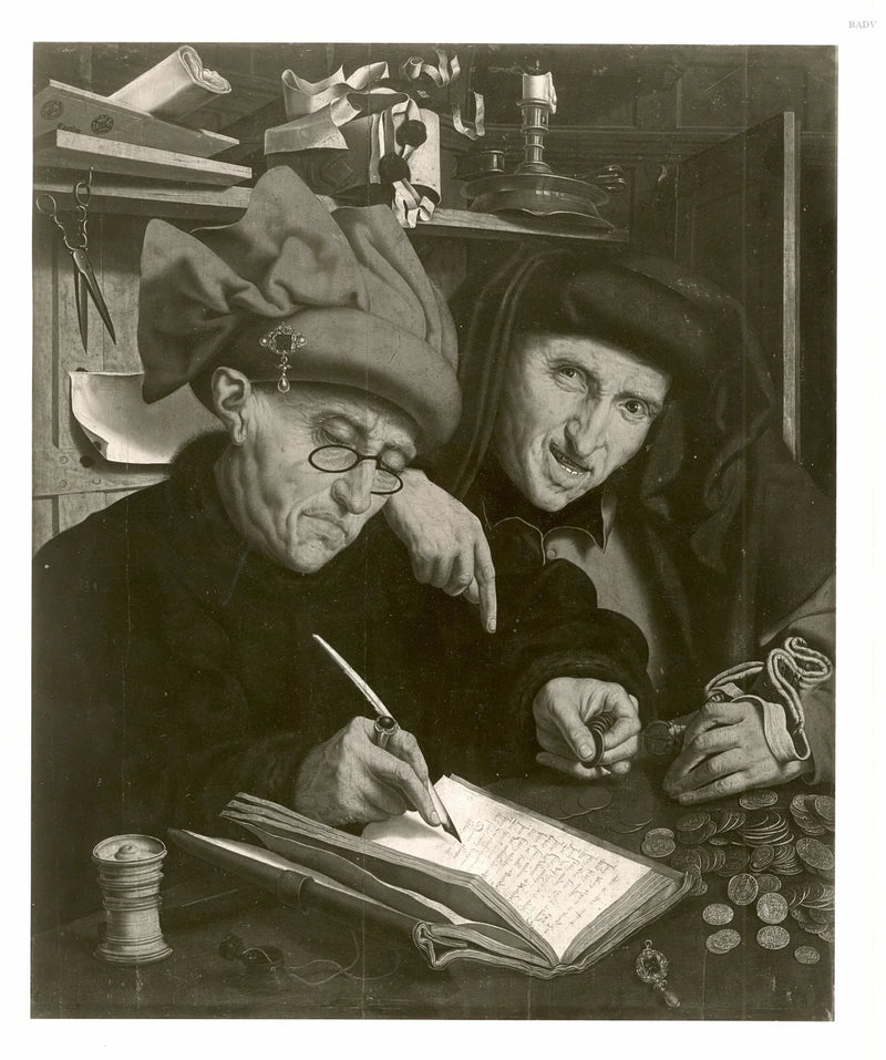The Tax Collector and His Assistant - Marinus van Reymerswale