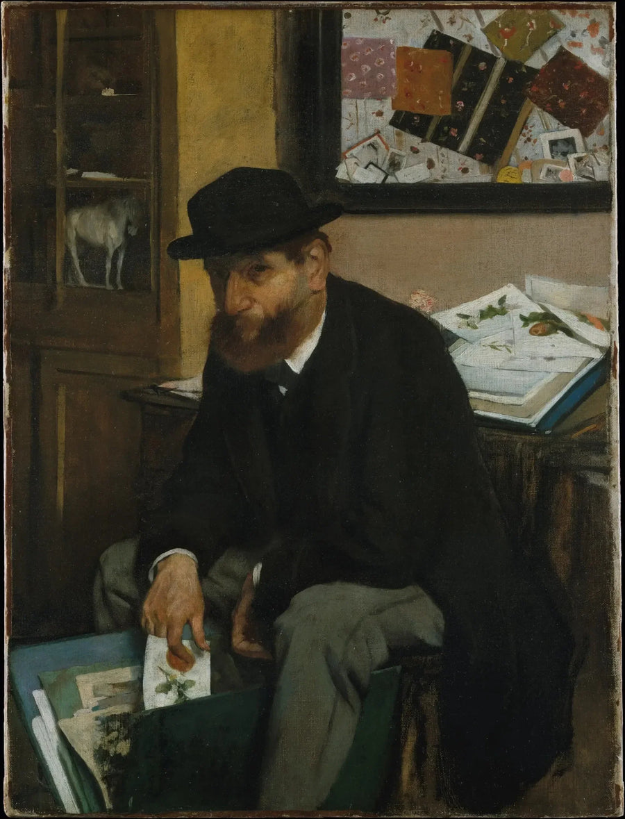 The Print Collector - Edgar Degas