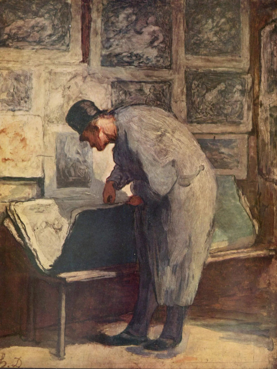 The Print Collector - Honoré Daumier