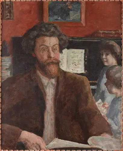 The Composer Claude Terrasse and His Two Sons - Pierre Bonnard