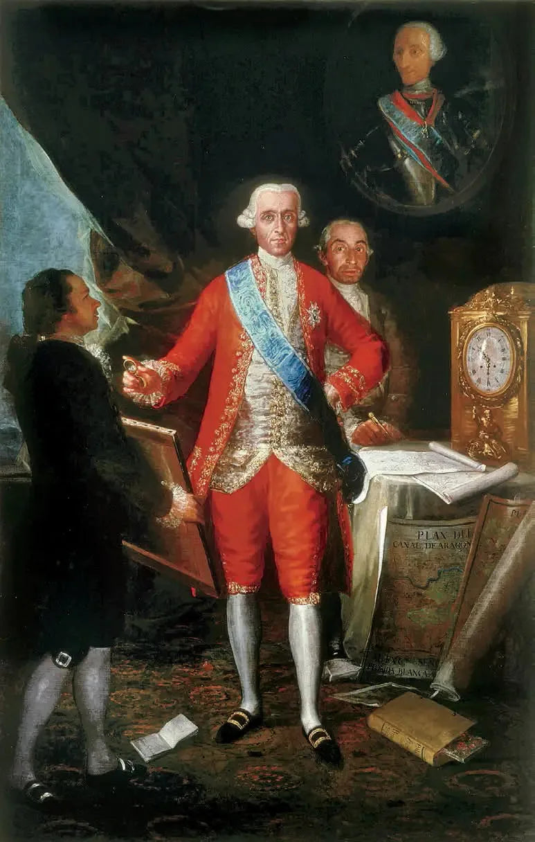 The Count of Floridablanca and Goya - Francisco de Goya