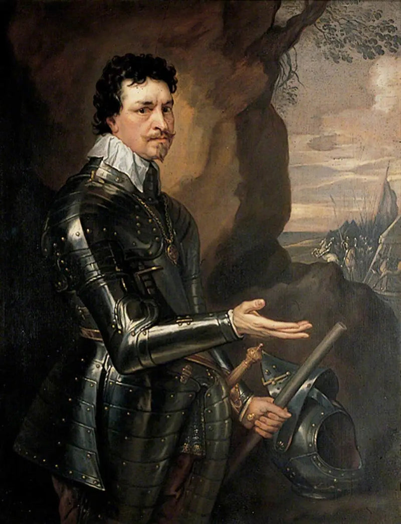 The Earl of Strafford in Armor - Antoine van Dyck