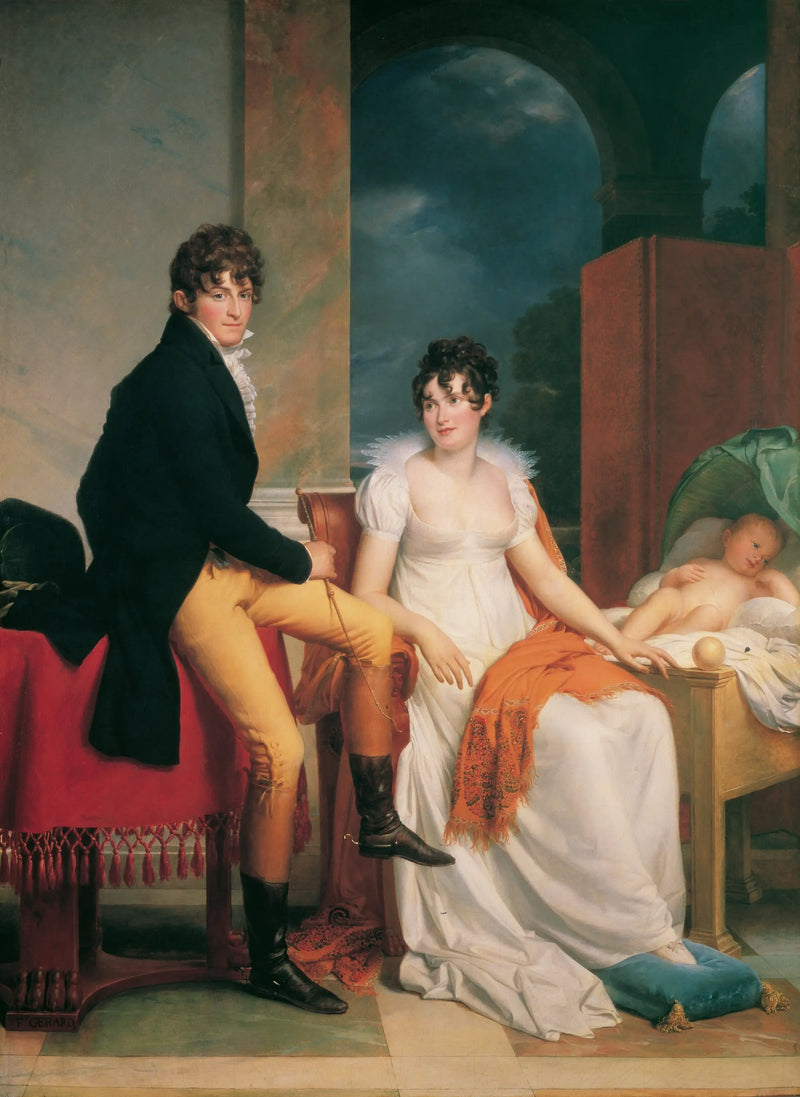 The Count Moritz Christian von Fries and his family - François Gérard