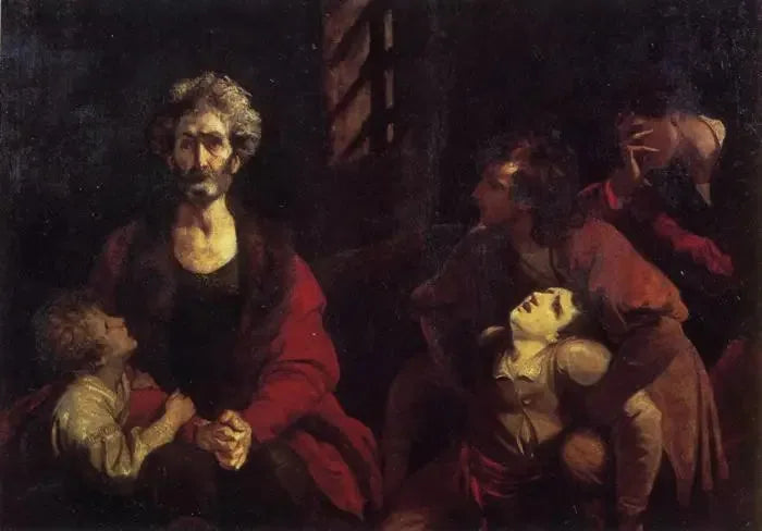The Count Ugolin and His Children in the Dungeon - Joshua Reynolds