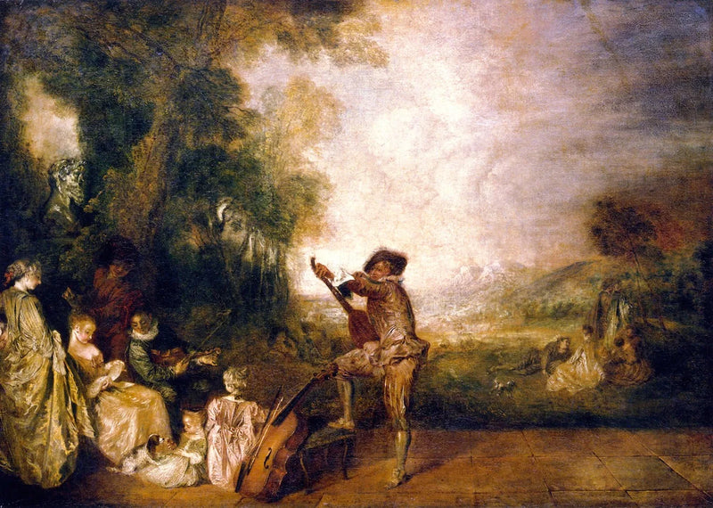 The Concert - Antoine Watteau