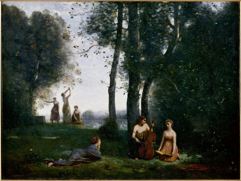 The Pastoral Concert - Jean-Baptiste Camille Corot