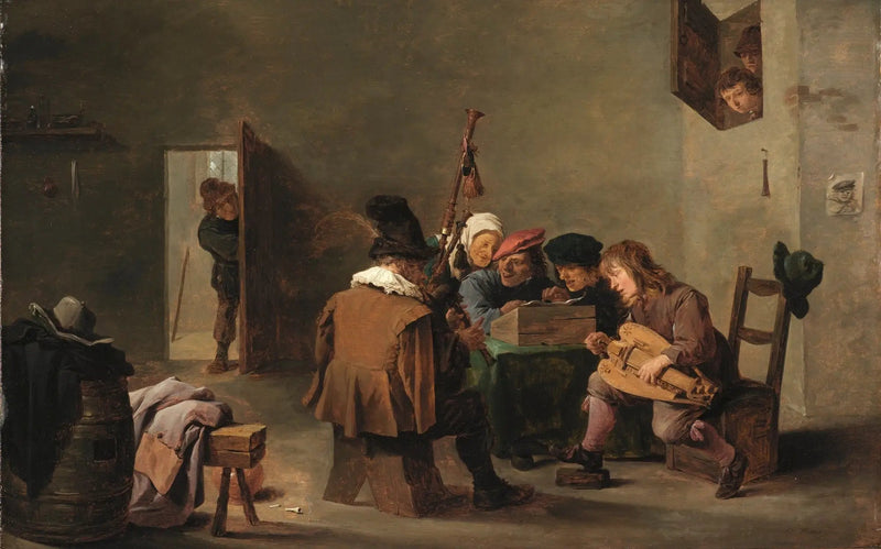 The Concert of the Boors - David Teniers the Younger