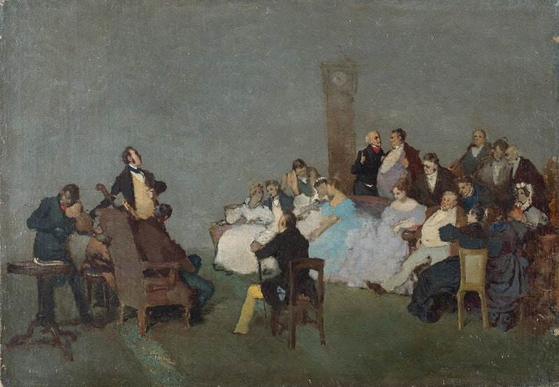 The Concert - Jean-Baptiste Camille Corot