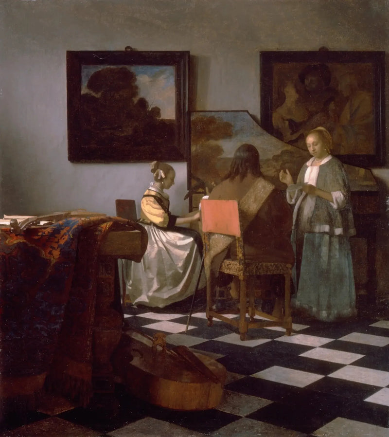 The Concert - Johannes Vermeer