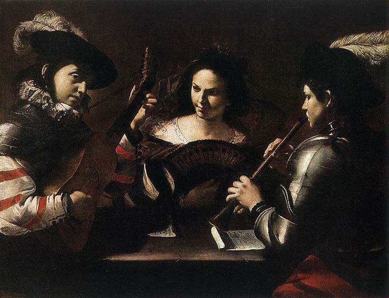 The concert - Mattia Preti
