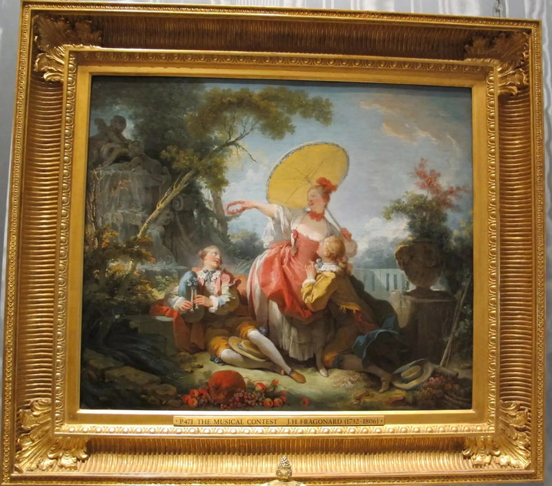 The musical competition - Jean-Honoré Fragonard