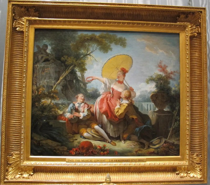 The musical competition - Jean-Honoré Fragonard