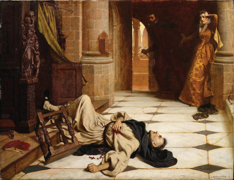 The Confessional - Edmund Blair Leighton
