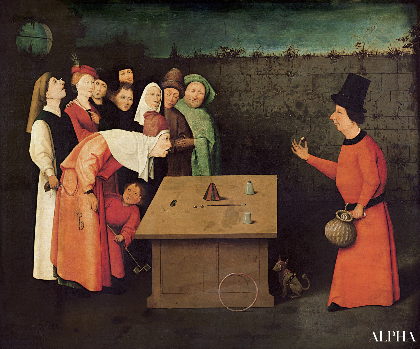 Le Conjureur - Jérôme Bosch - Reproductions de tableaux et peintures haut de gamme