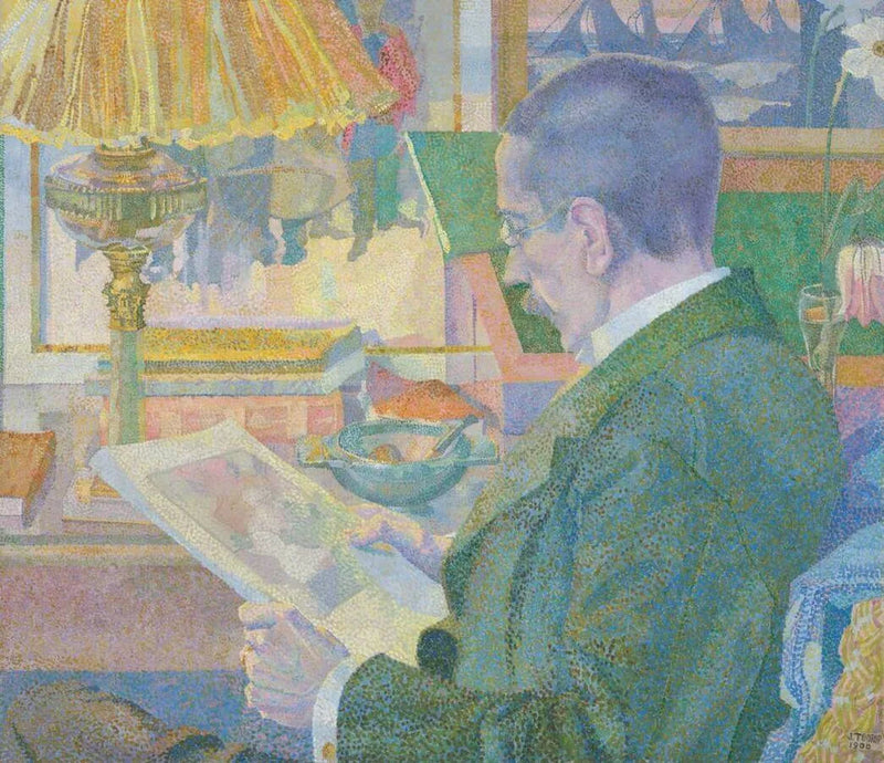 The connoisseur of prints (Dr Aegidius Timmermann) - Jan Toorop