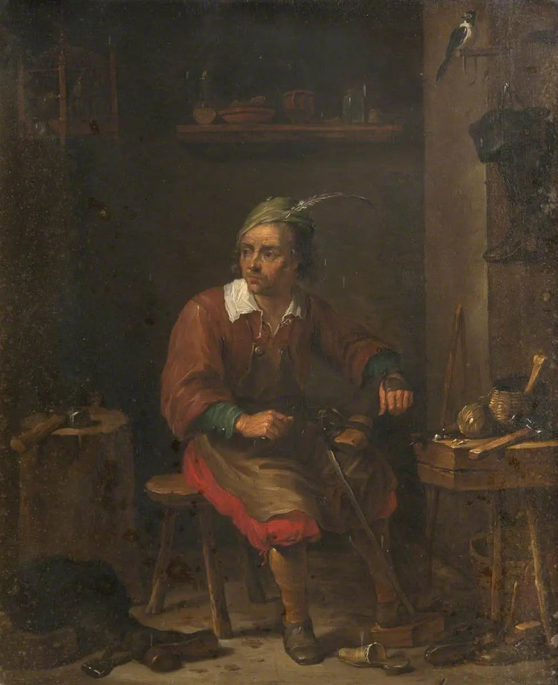 The Shoemaker - David Teniers the Younger