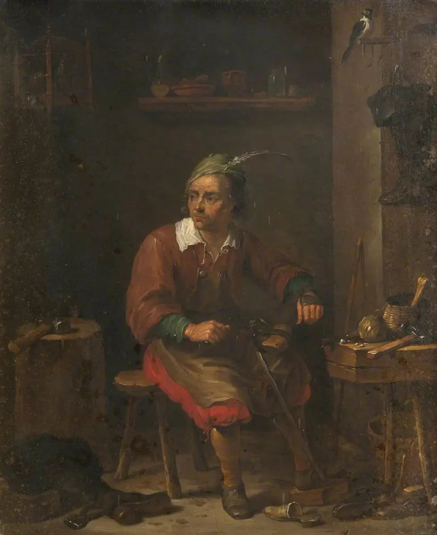 The Shoemaker - David Teniers the Younger