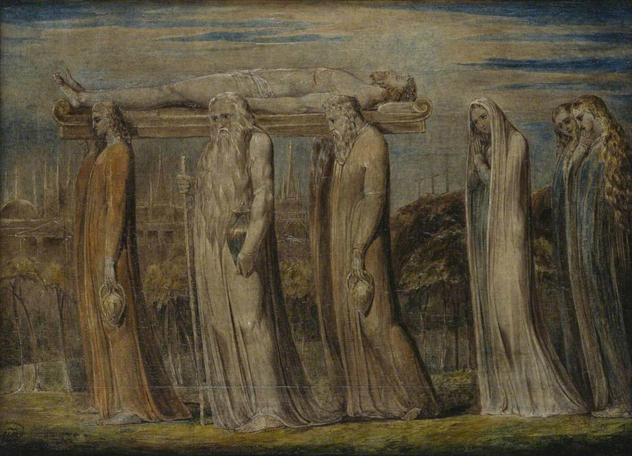 The Body of Christ Carried to the Tomb - William Blake