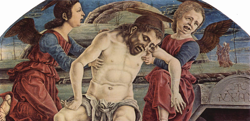 The Body of Christ Carried by Angels - Cosmè Tura