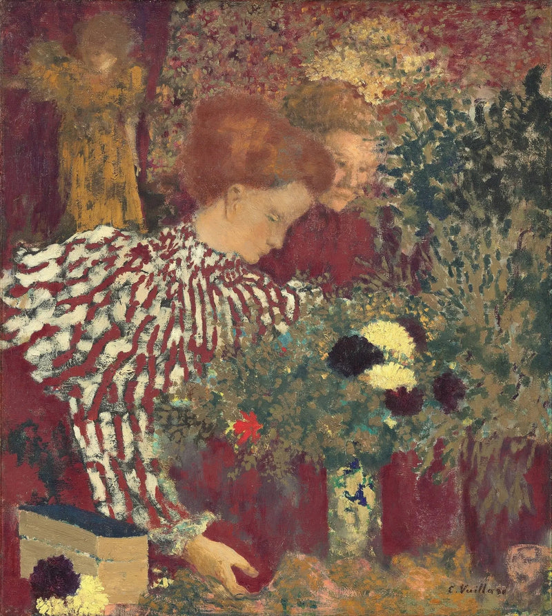 The Striped Bodice - Édouard Vuillard