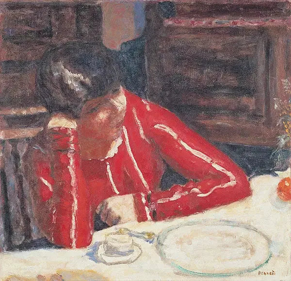 The Red Corsage - Pierre Bonnard