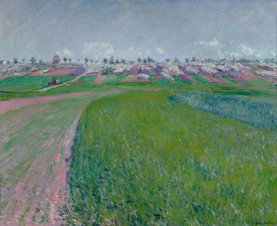 The Hill of Colombes - Gustave Caillebotte