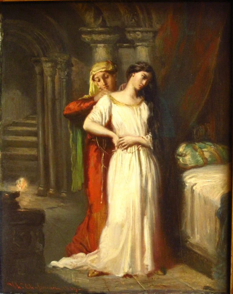 Desdemona's Sleep - Théodore Chassériau