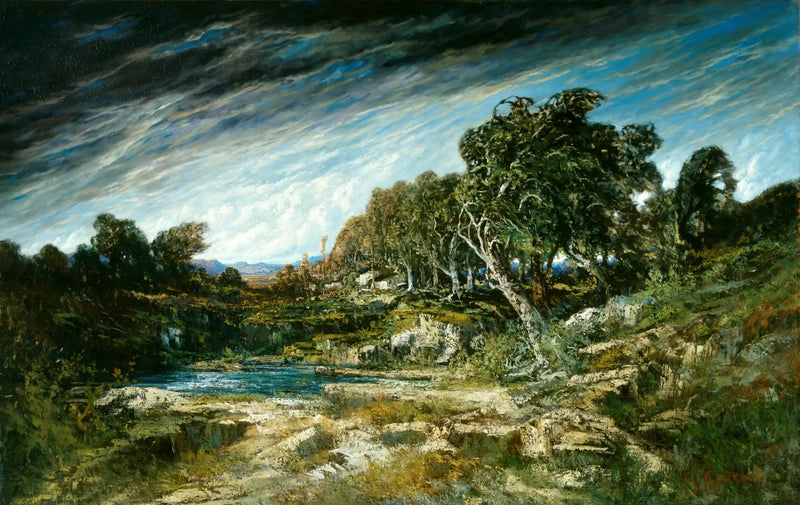 The Gust of Wind - Gustave Courbet