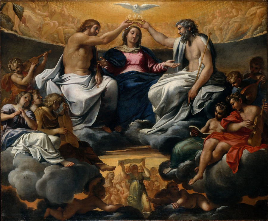 The Coronation of the Virgin - Annibale Carracci