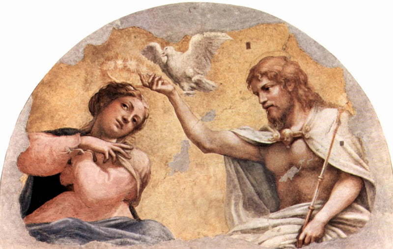 The Coronation of the Virgin - Antonio da Correggio