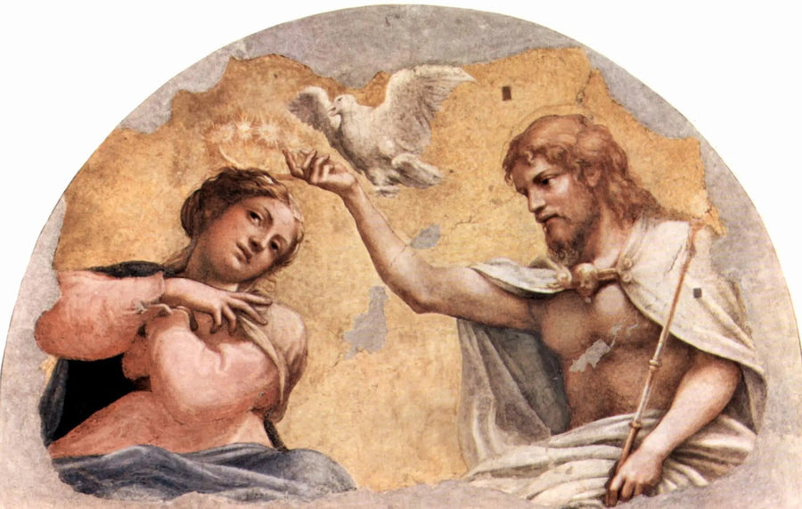 The Coronation of the Virgin - Antonio da Correggio