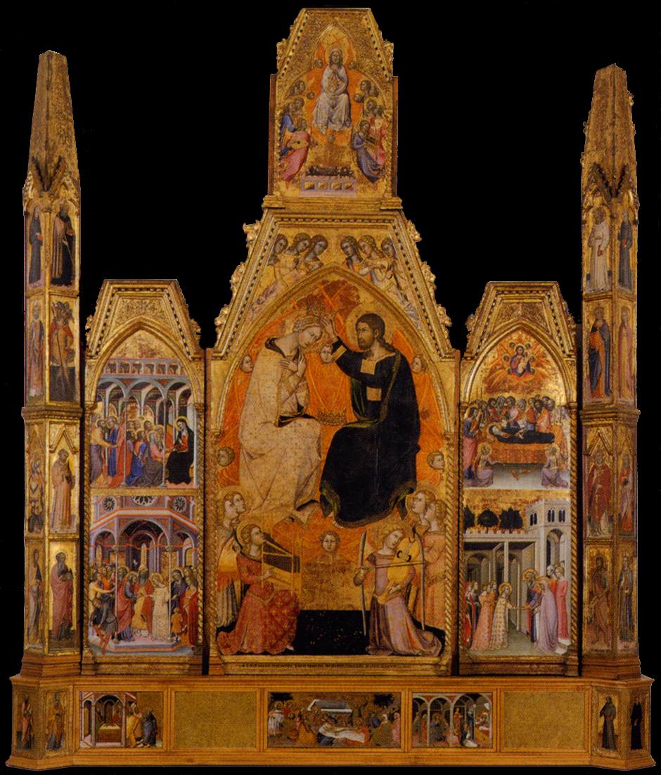 Le couronnement de la Vierge - Bartolo di Fredi - Alpha Reproduction