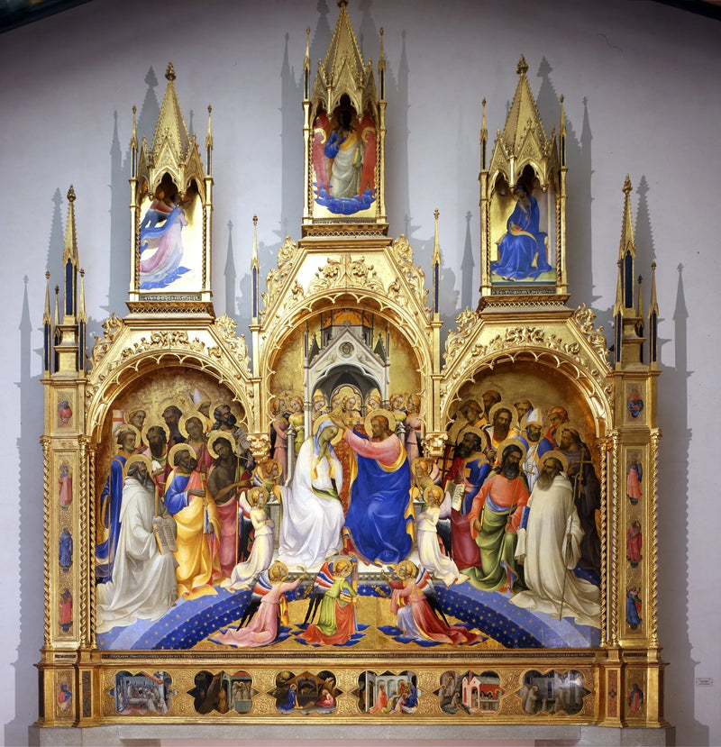The Coronation of the Virgin - Lorenzo Monaco