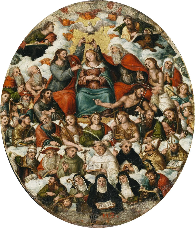 The Coronation of the Virgin - Vicente Masip