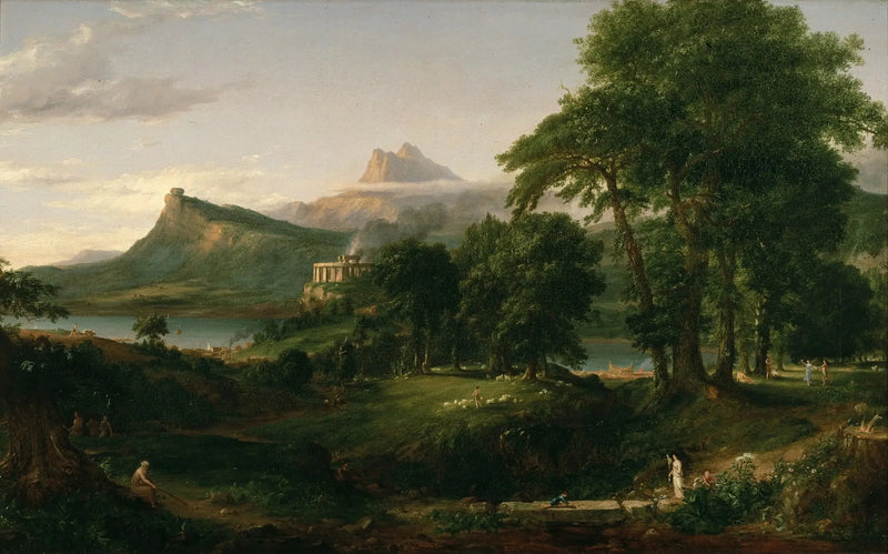 The Course of Empire: Arcadia or Pastoral State - Thomas Cole