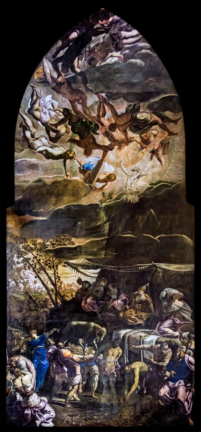 The Cult of the Golden Calf - Jacopo Tintoretto