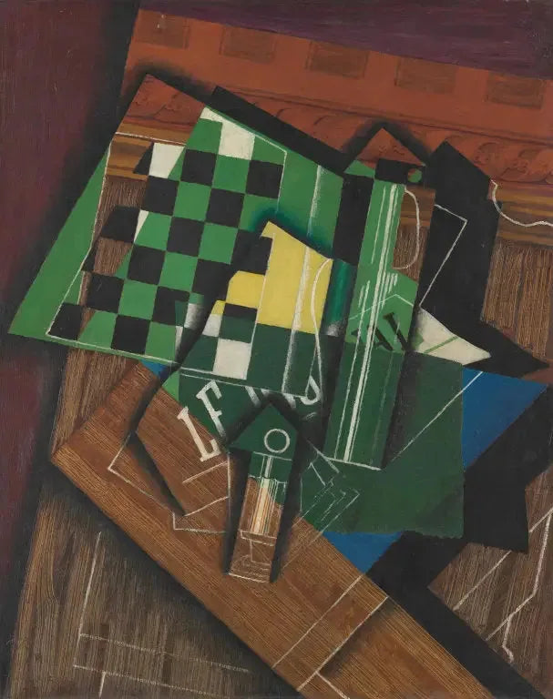 The checkerboard - Juan Gris