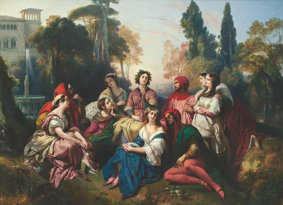 The Decameron. - Franz Xaver Winterhalter